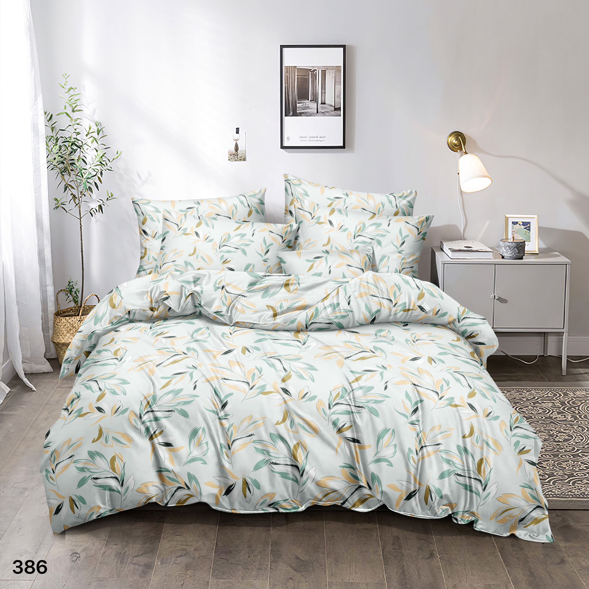 386 Komplet Pościeli 160x200 cm, 3-częściowa, FH-386 - obrazek 1