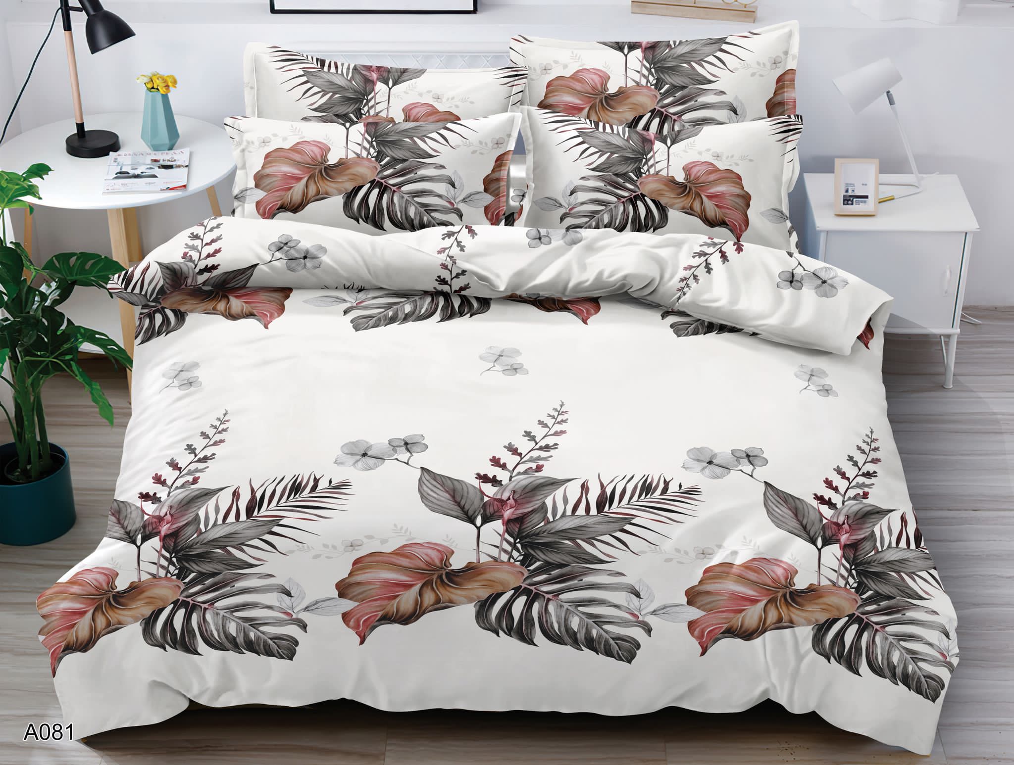 A081 Komplet Pościeli 200x220 cm, 3-częściowa, FH-A081 - obrazek 1