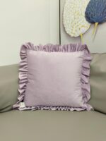 Poszewka Dekoracyjna 45x45 Welurowa z Falbanką - obrazek 3