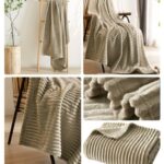 Koc 160x200 z Wytłaczanym Wzorem