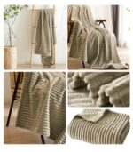 Koc 160x200 z Wytłaczanym Wzorem