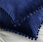 Poszewka Welurowa 40x40 z Pomponikami - obrazek 7