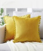 Poszewka Welurowa 40x40 z Pomponikami - obrazek 14