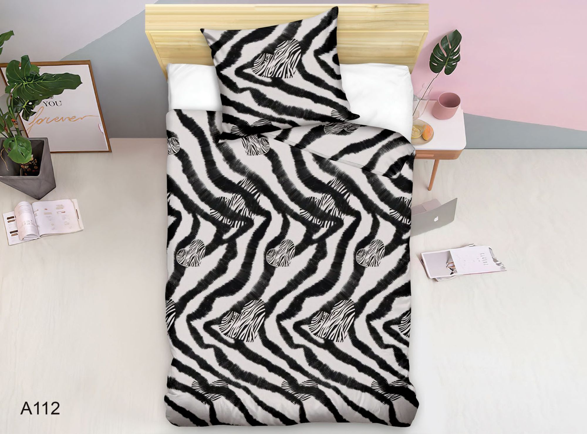 80aca0390ecb088c2ccda5604d90cbd8.jpg Komplet Pościeli 140x200 FH-A112 - obrazek 1