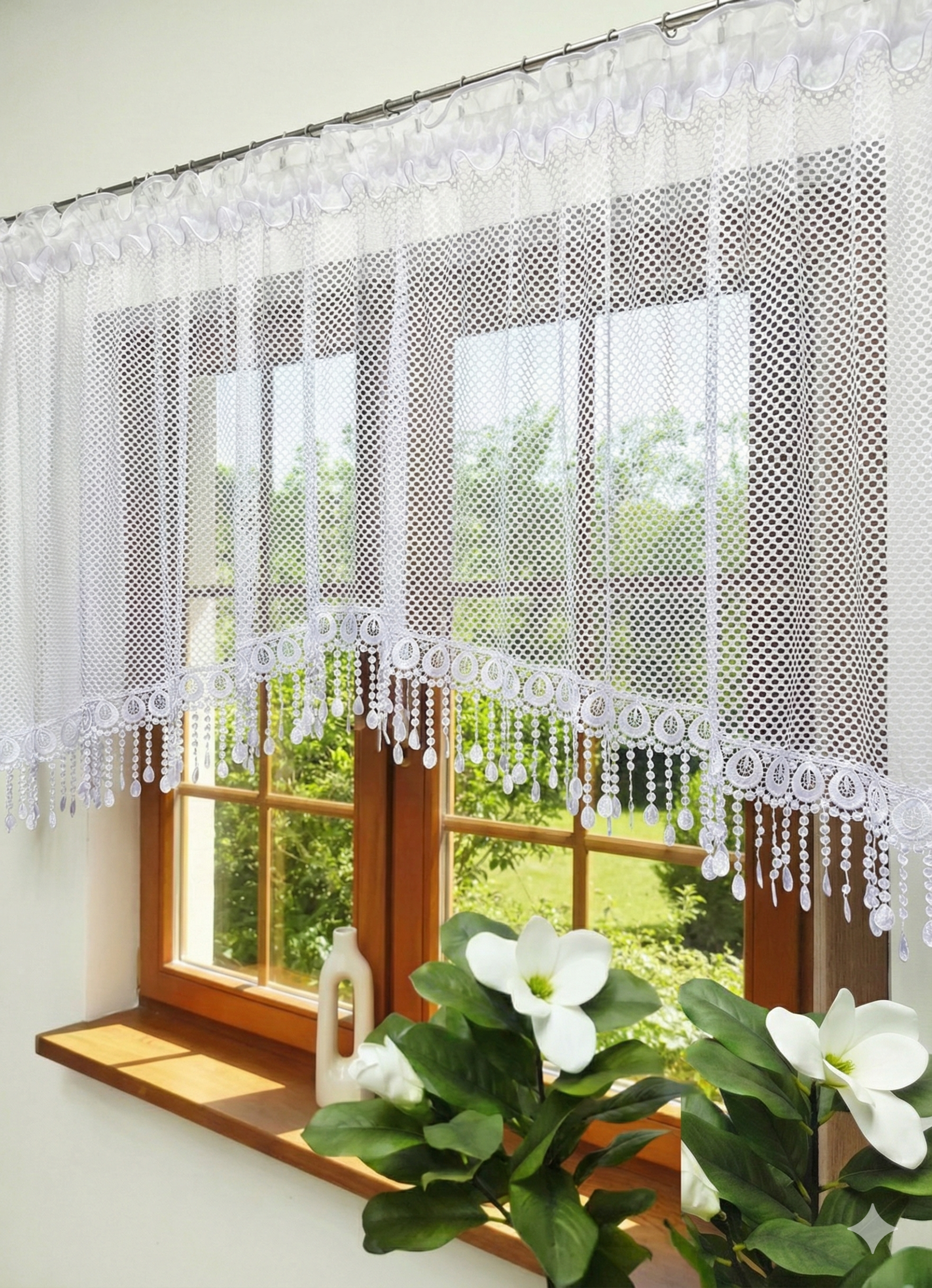 BELO łuk Firana Gotowa BELO 400x160 cm ŁUK - obrazek 1