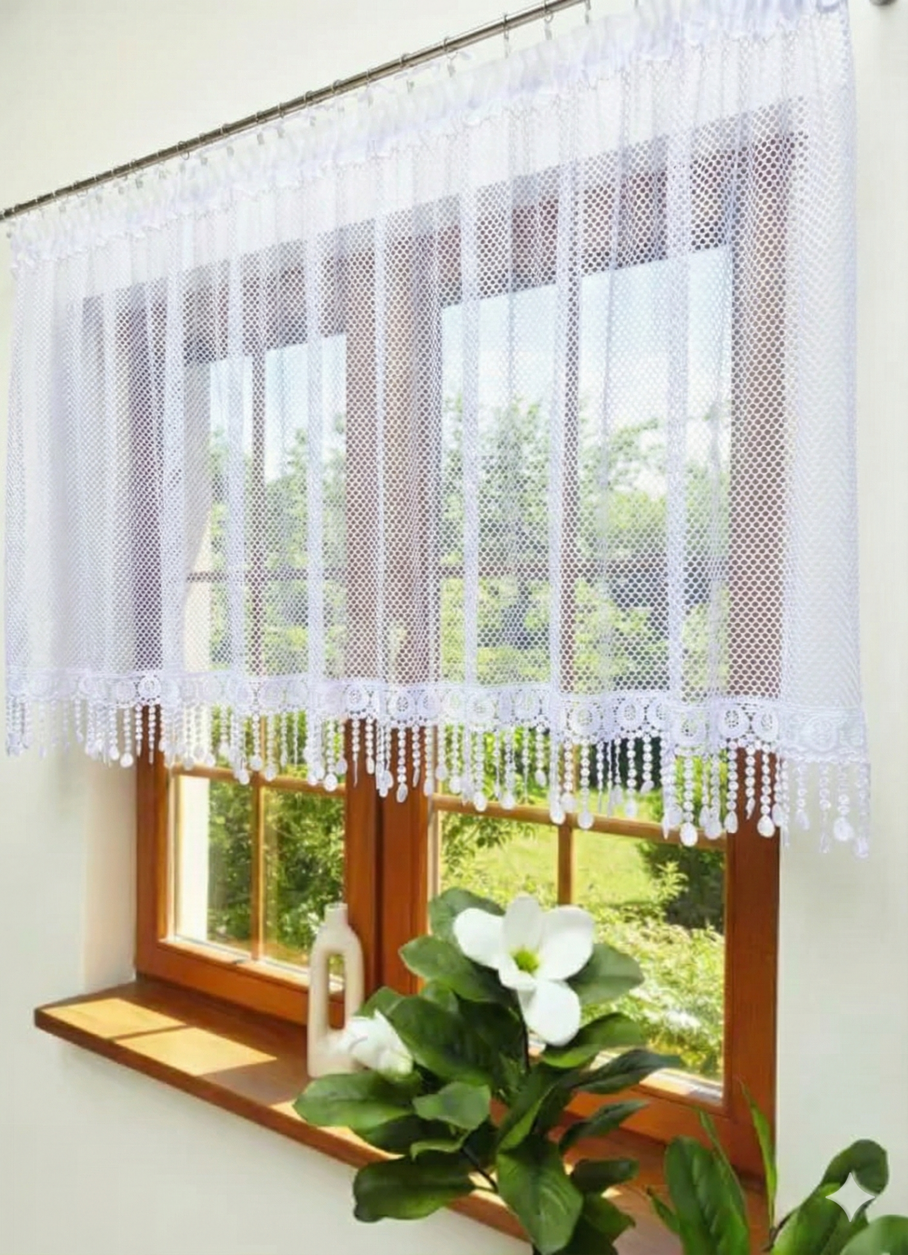 BELO Firana Gotowa BELO 300x100 cm - obrazek 1