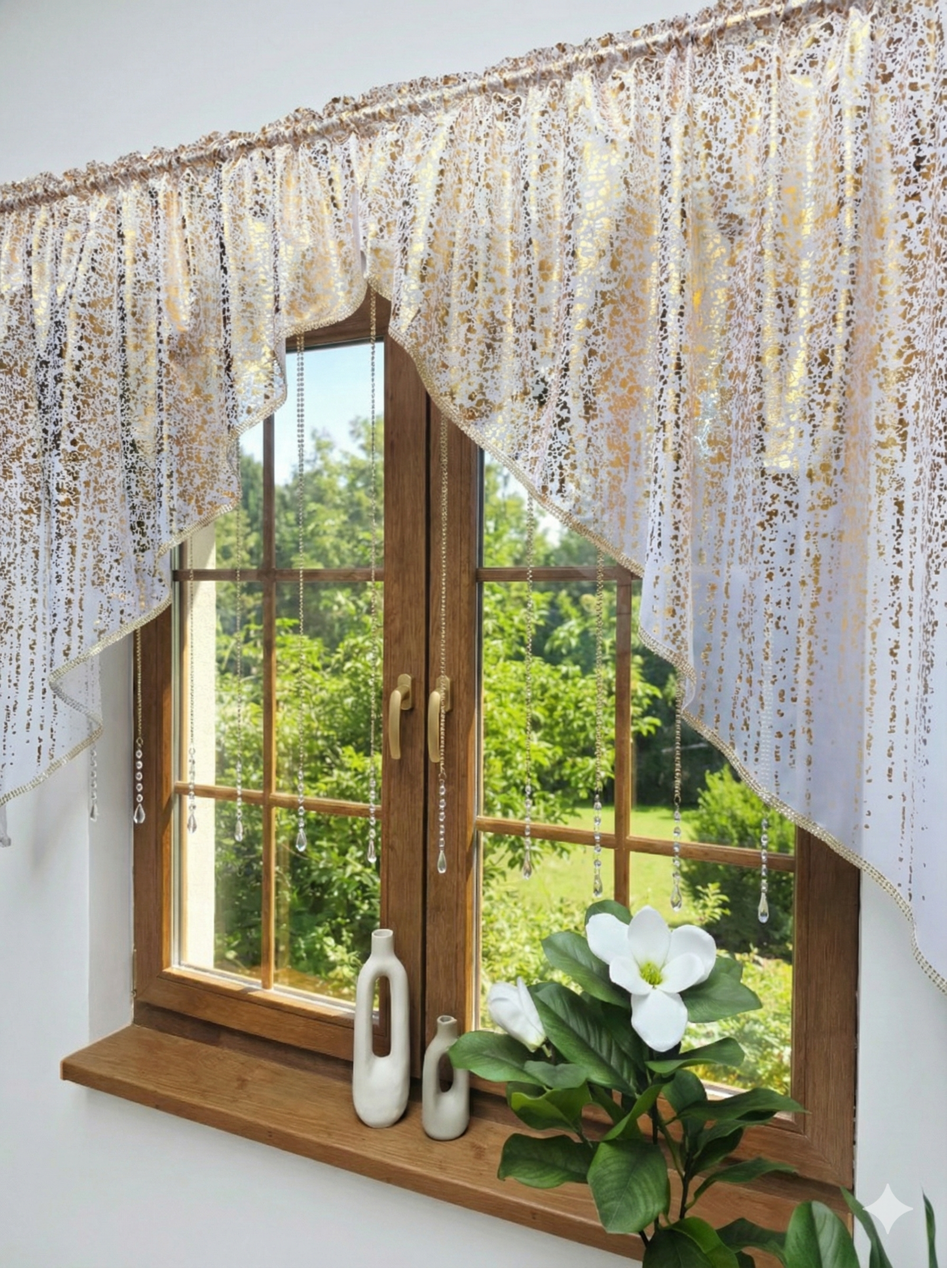 LUNA Firana Gotowa LUNA 150x140 cm - obrazek 1