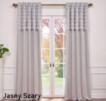 Zasłona Welurowa Róże 3D 130x250 Taśma - obrazek 3