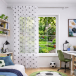 Firana Gotowa PIŁKA NOŻNA 150x250 cm