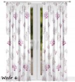 Zasłona Dekoracyjna Evo 145x250 Kwiaty, Taśma - obrazek 6
