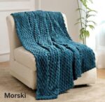 Koc 160x200 Wzór Szachownica - obrazek 9