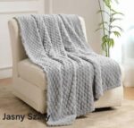 Koc 160x200 Wzór Szachownica - obrazek 8