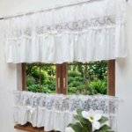 Firana Gotowa AMIS 300x80 cm Firanka z Zazdrostkami