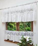 Firana Gotowa AMIS 300x80 cm Firanka z Zazdrostkami