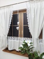 Firana Gotowa MINO 240x150cm Zasłonki z Zazdrostkami - obrazek 2