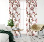 Zasłona Dekoracyjna Evo 145x250 Kwiaty, Taśma