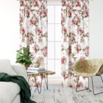 Zasłona Dekoracyjna Evo 145x250 Kwiaty, Taśma