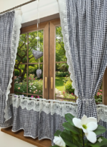 Firana Gotowa MINO 240x150cm Zasłonki z Zazdrostkami