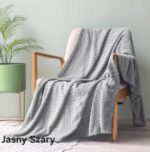 Koc 200x220 Wzór Jodełka - obrazek 5