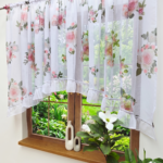 Firana Gotowa AXO 300x150 cm Kwiaty ŁUK