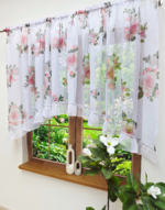 Firana Gotowa AXO 300x150 cm Kwiaty ŁUK