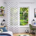 Firana Gotowa PIŁKA NOŻNA 150x250 cm