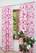 Zasłona Gotowa Flor Kwiaty 135x230 cm
