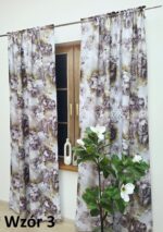 Zasłona Gotowa Flor Kwiaty 135x250 cm - obrazek 4