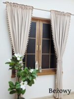 Zasłona Gotowa POMPON welur 145x250 cm - obrazek 3