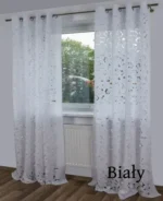 ZASŁONY Gotowe 145x250 Laserowe, Wycinane Kwiaty - obrazek 2