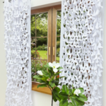 Zasłona Laserowo Wycinane Księżyce 145x250 cm