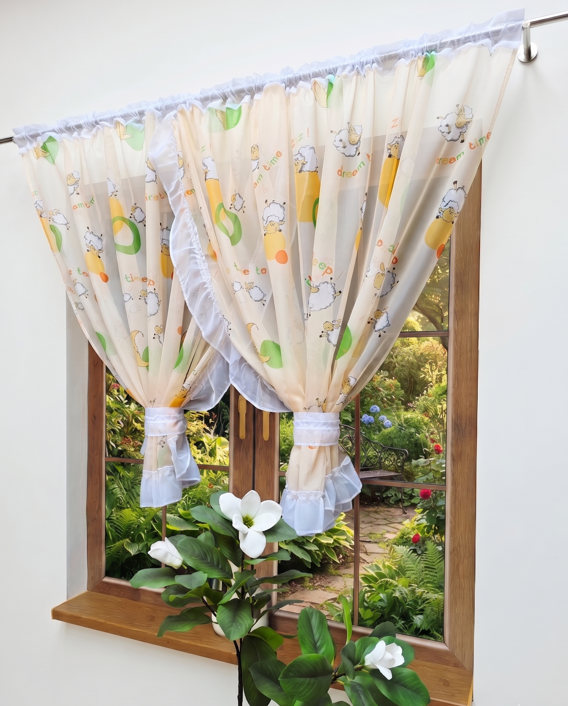 poduszkaiposciel Firana Gotowa BIBI 300x130 cm DZIECIĘCA - obrazek 1
