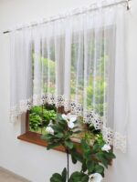 Firana Gotowa NEPI 400x160 cm STOKROTKI