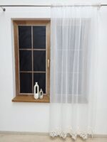 Firana Gotowa NEPI 145x250 cm STOKROTKI BALKON - obrazek 3